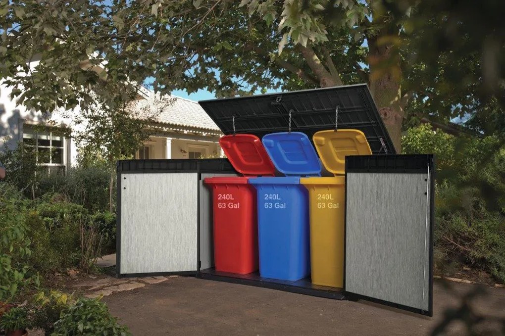 Keter Grande Store, kerti szekrény, szürke