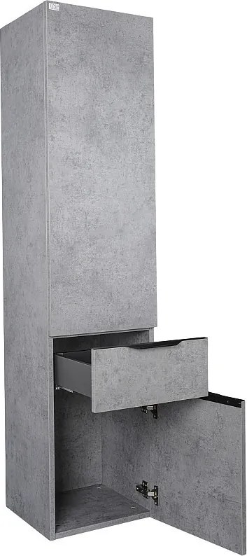 TMP VOX SZÜRKE fali fürdőszobai ÁLLÓSZEKRÉNY - 160 x 38 cm