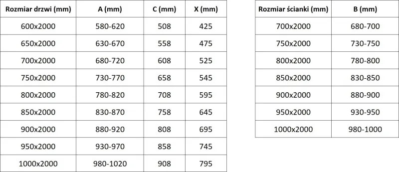Mexen Exo 100 x 100 cm-es nyíló zuhanykabin, átlátszó, fekete - 8181-100-100-70-00