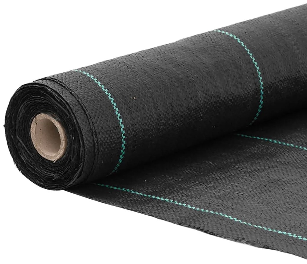 fekete PP talajtakaró membrán 0,5x50 m