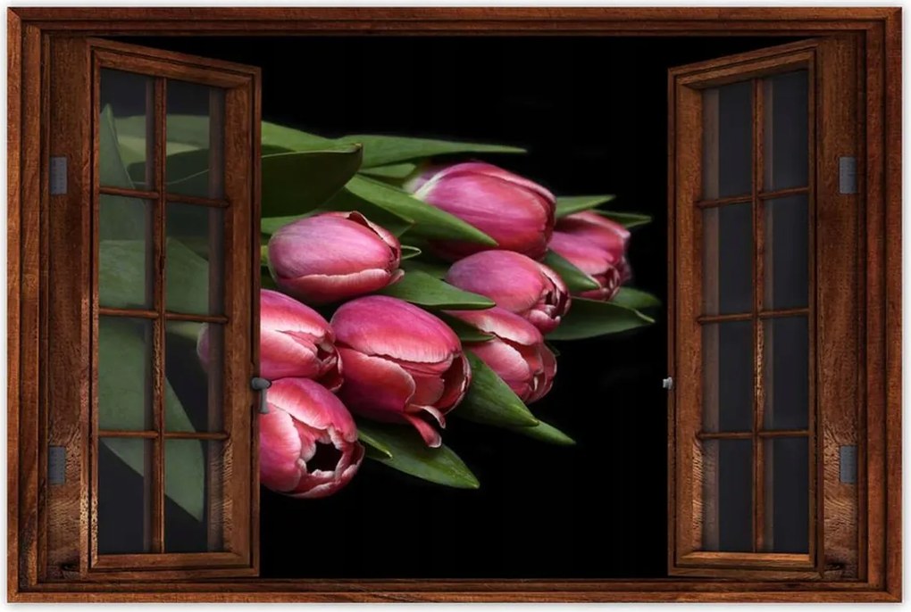 Poszterek 90x60 Zamatos tulipánok