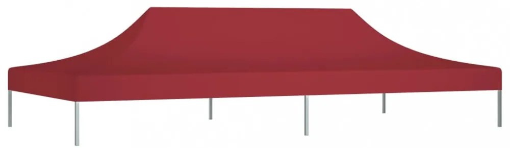 burgundi vörös tető partisátorhoz 6 x 3 m 270 g/m²