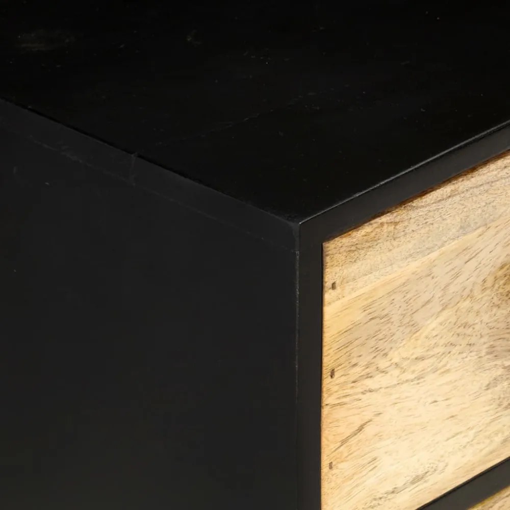 tömör mangófa tálalószekrény 110 x 33 x 64 cm