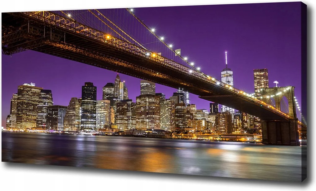 Manhattan éjszaka vászonkép 100x70 cm