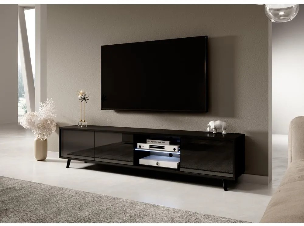 Tv szekrény/asztal Gal (világítással) (fekete). Akció -15%. 1098633
