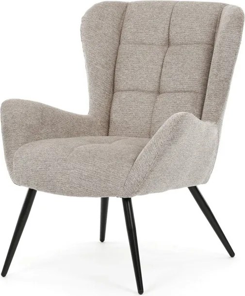 Fotel (füles), barna, szövet, AK-H9206 COF2