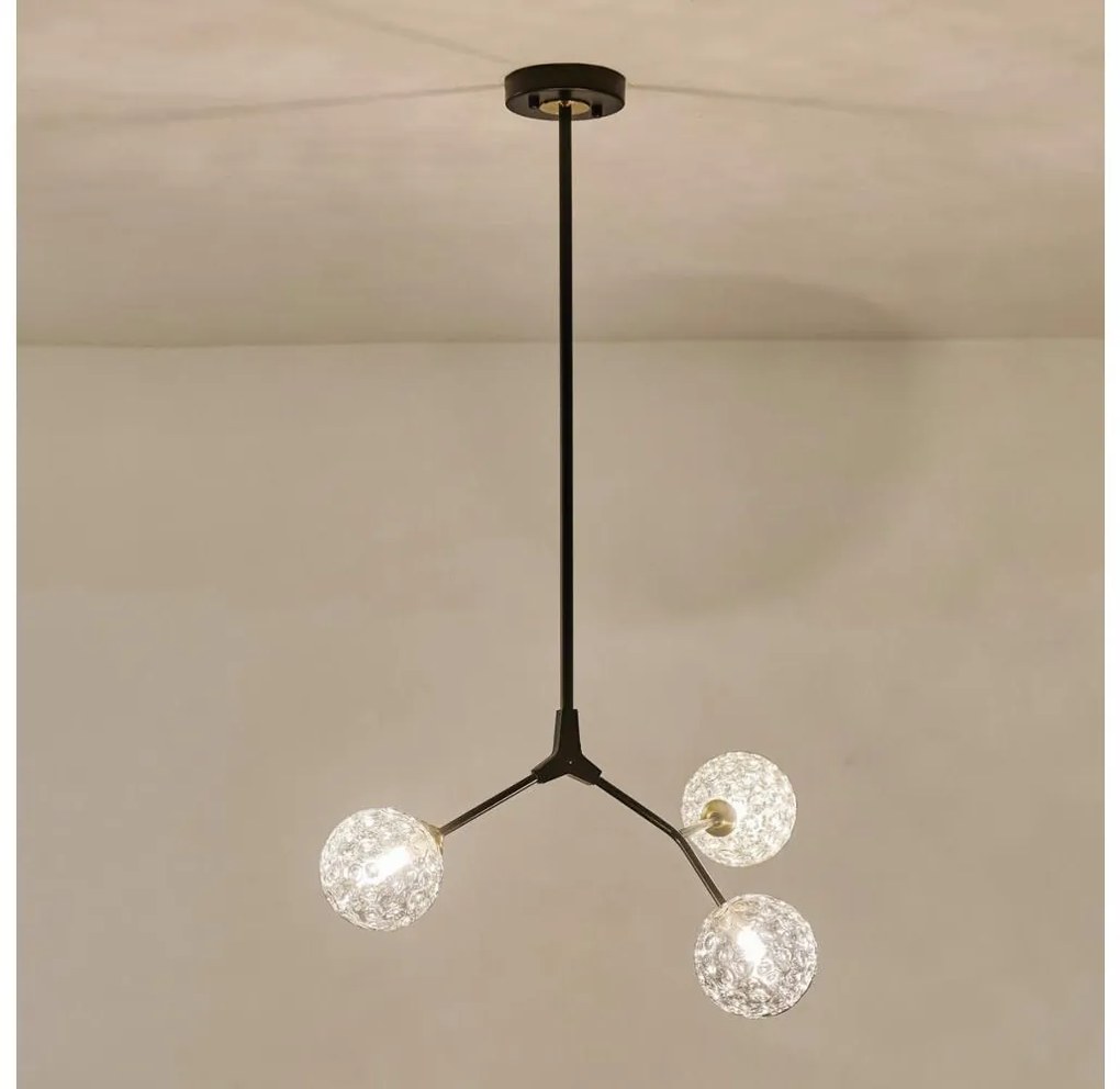 Csillár rúdon 3xG9/15W/230V szürke