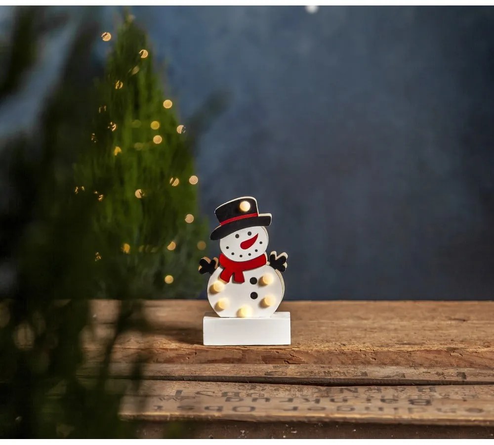 Fehér fénydekoráció karácsonyi mintával Freddy – Star Trading