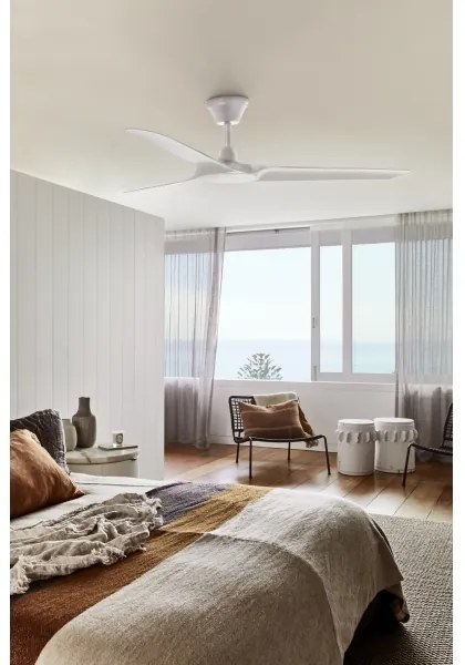 Lucci Air 21321549 - ABYSS mennyezeti ventilátor 142 cm, IP66, fehér + DO