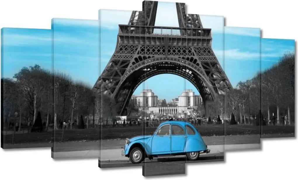 Festmények 140x80 Kék Párizs