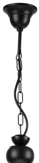 Csillár láncon RETRO 2xE27/60W/230V matt fekete