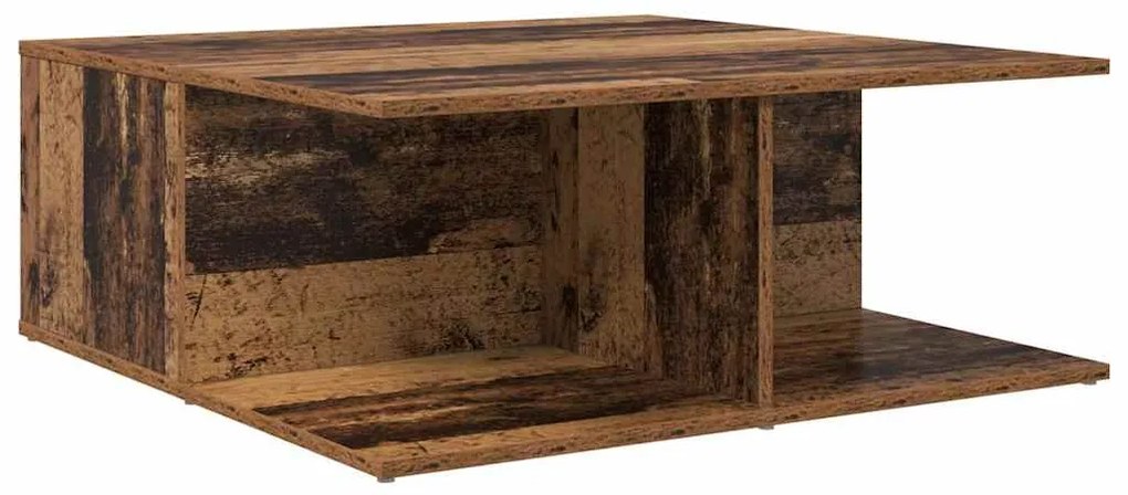 Dohányzóasztal with Drawer Öreg fa 80 x 80 x 31 cm Faanyag