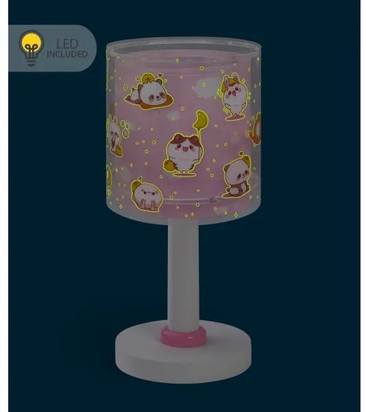Dalber 41761S - KAWAII FRIENDS LED gyereklámpa 1xG4/4W/230V, rózsaszín