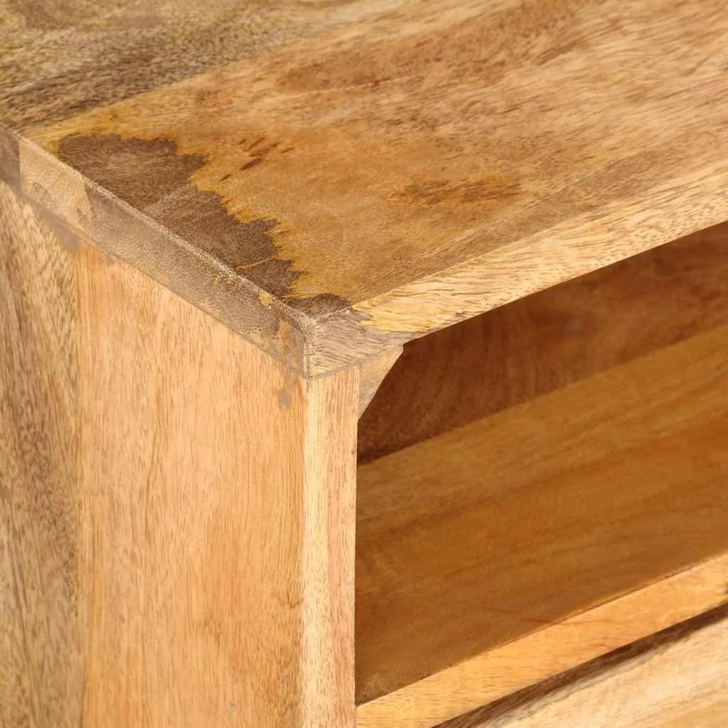 tömör mangófa TV-szekrény 110x30x41 cm