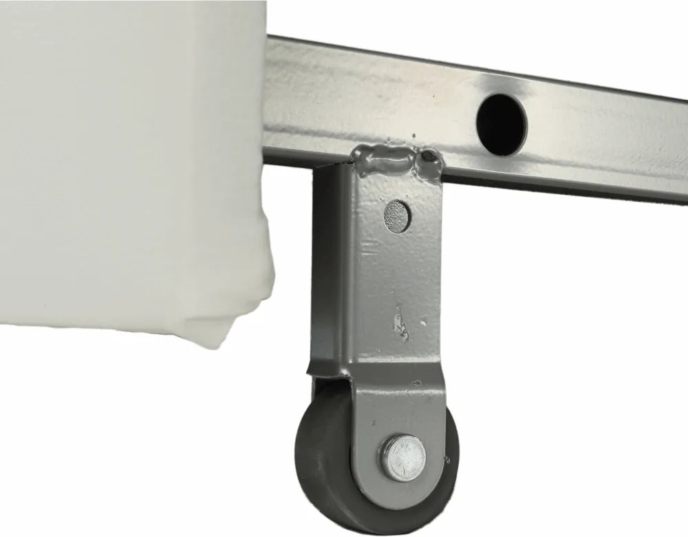 Ülőgarnitúra, fehér/szürke melír, balos, MINERVA