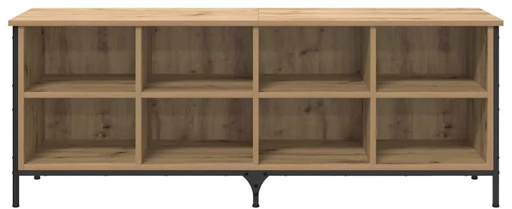 Cipőszekrény Artisan tölgy 131 x 35 x 50 cm Műszaki fa és vas