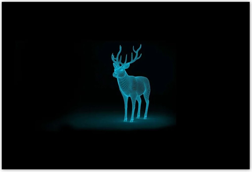 Poszterek 200x135 Türkiz szarvas