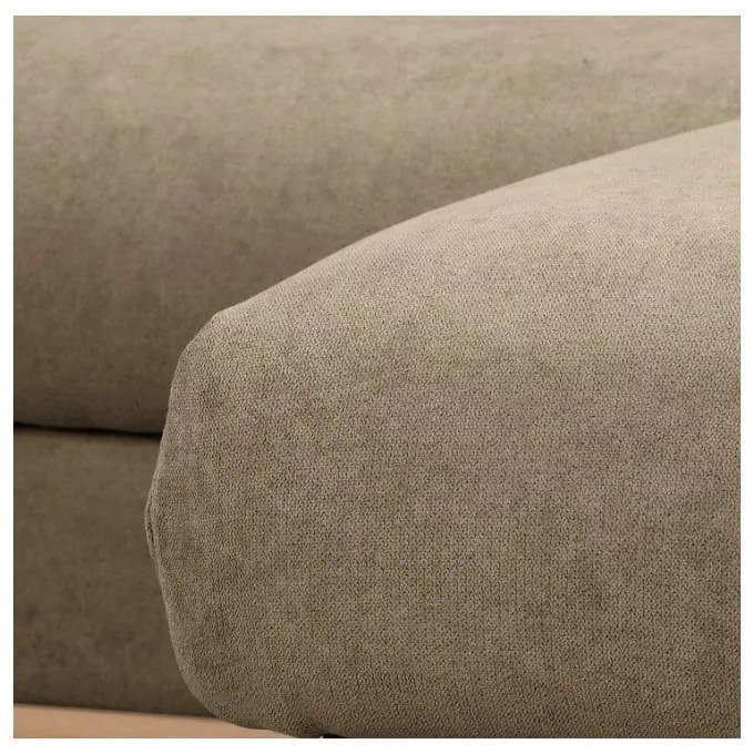 Világosbarna sarokkanapé (jobb oldali) Beata – Ropez