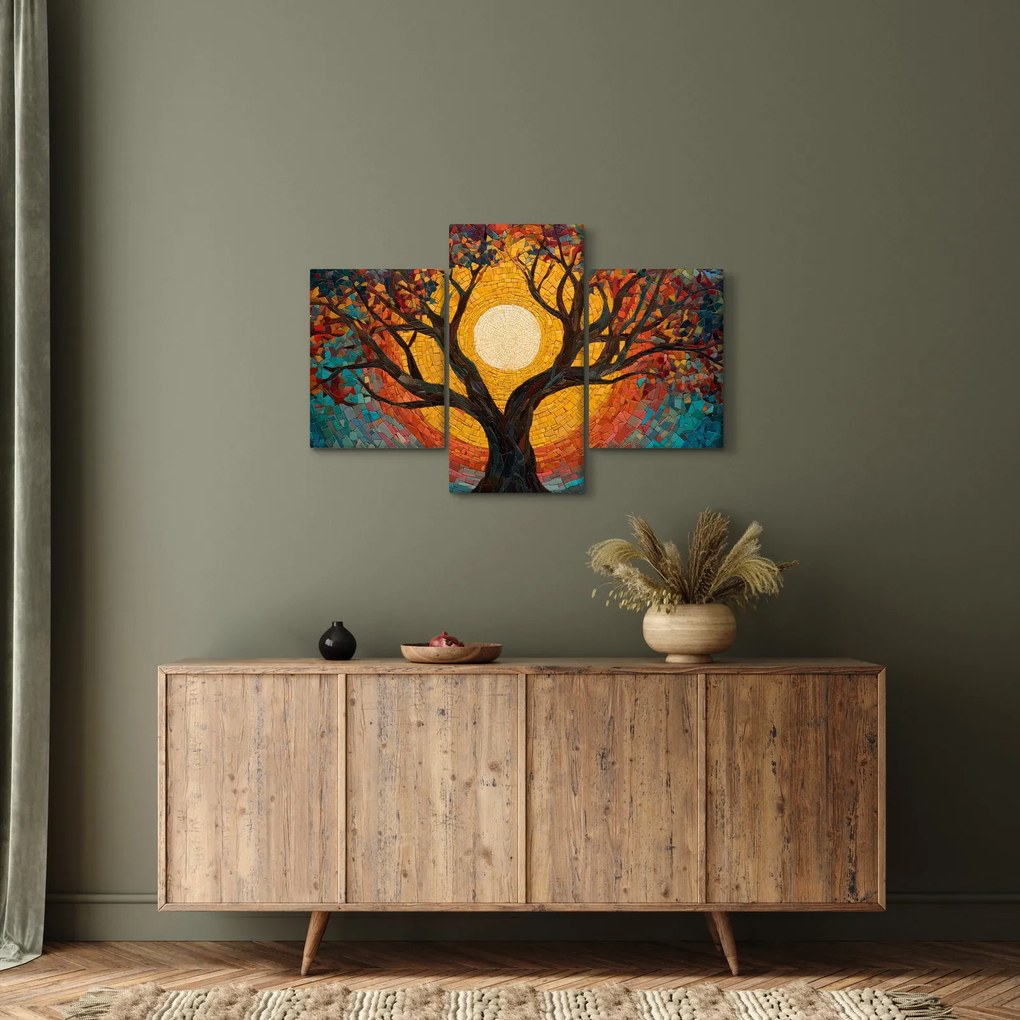 Kép - Nap az élet fájának koronájában (90x60 cm)