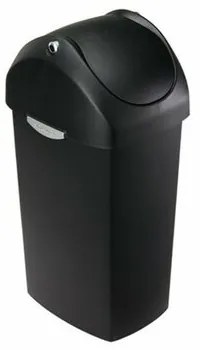 Simplehuman hulladékgyűjtő, 60 l, fekete, 60 l