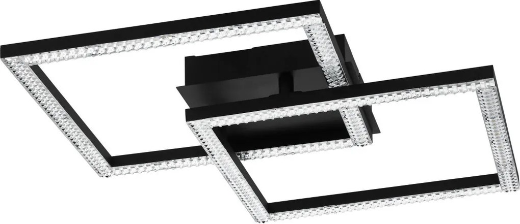 EGLO 99799 LEJIAS Modern LED Mennyezeti Lámpa Fekete, Átlátszó LED IP20