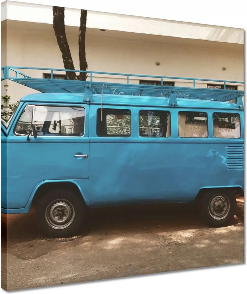 Vászonkép 40x40 Kék uborka Vw