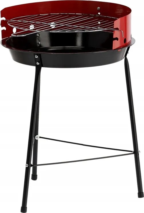 Szén Grill Kerek Kerti Turista Egyenes 41 x 33,5 x 46,5 CM