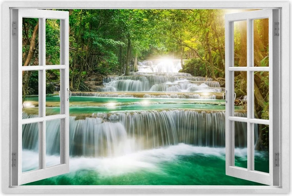 Poszterek 90x60 Vízesés Ázsiában