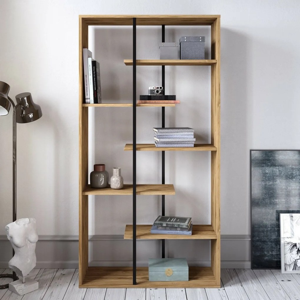 Presto Black and Walnut könyvtár