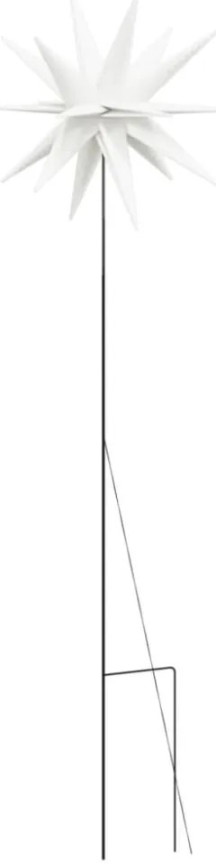 3 db összecsukható tüskés fehér LED-es karácsonyi lámpa 57 cm