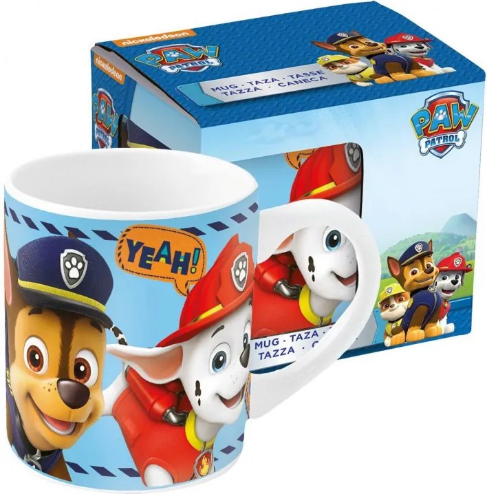 Mancs Őrjárat Boy Icons porcelán bögre 235 ml (8 oz) Díszdobozban