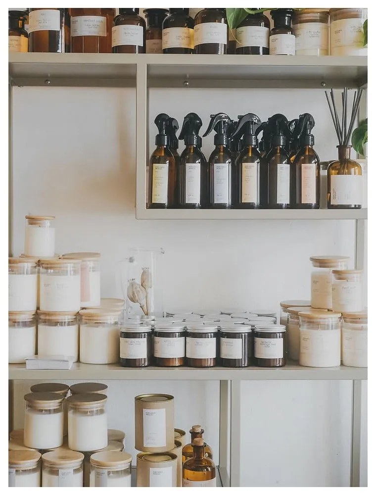 Illatos szójaviasz gyertya égési idő 40 ó #68 Peony, Linen, Fern – Perfumed Prague