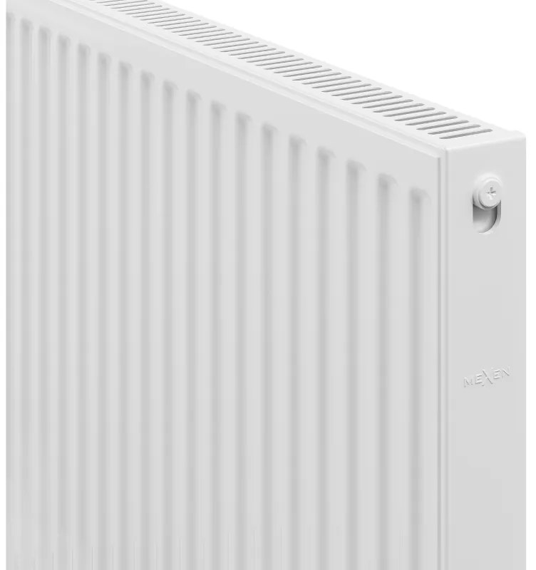 Mexen C11, acél panel radiátor 600 x 400 mm, oldalcsatlakozás, 373 W, fehér, W411-060-040-00
