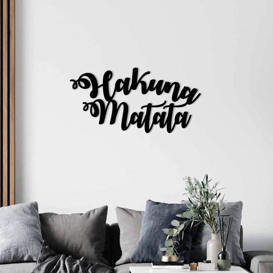 Fém fali dekoráció, Hakuna Matata