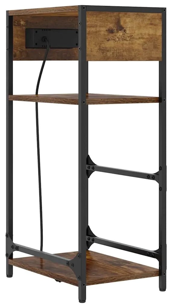 Éjjeliszekrény fiókkal Füstölt tölgy 40 x 27 x 76 cm Faanyag