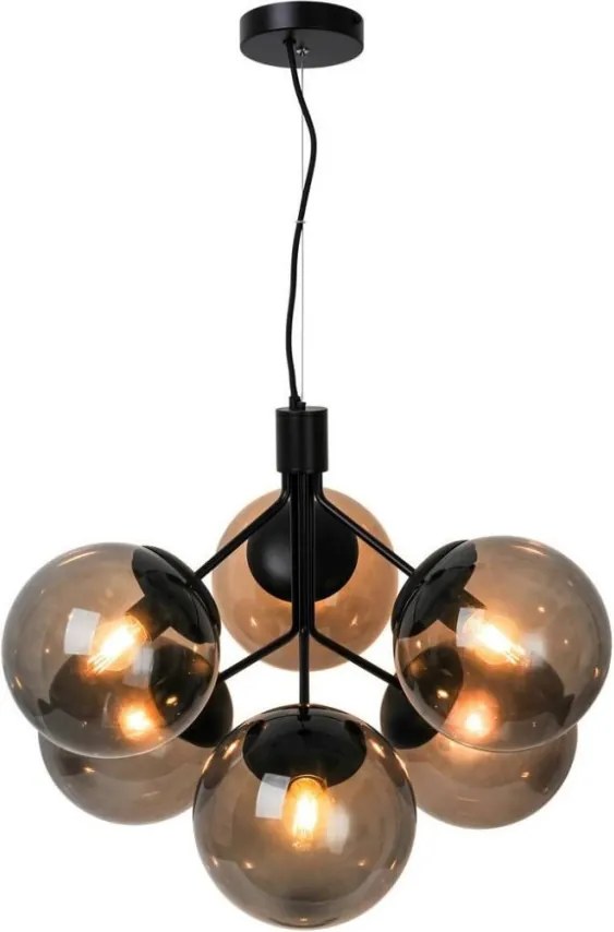 NORDLUX 2112163003 IVONA Modern Függesztett Lámpa Fekete E27 IP20