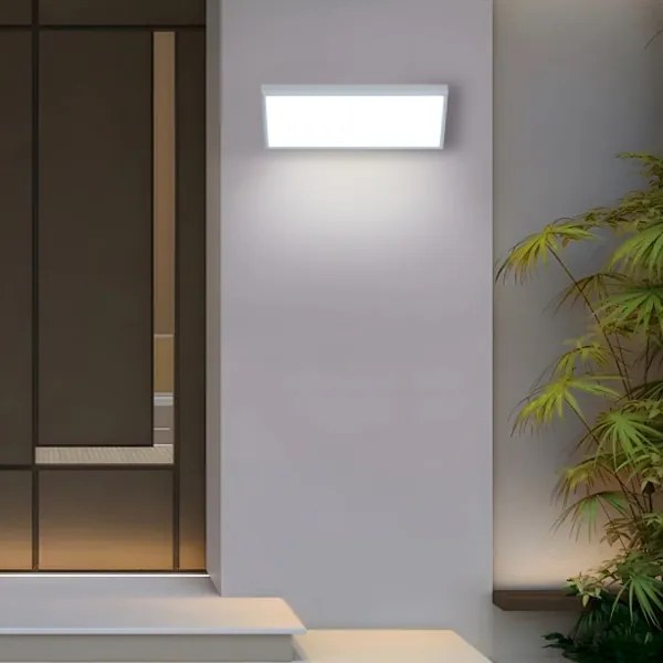 Brilagi - LED kültéri fali lámpatest TRIANGLE LED/42W/230V fehér IP65