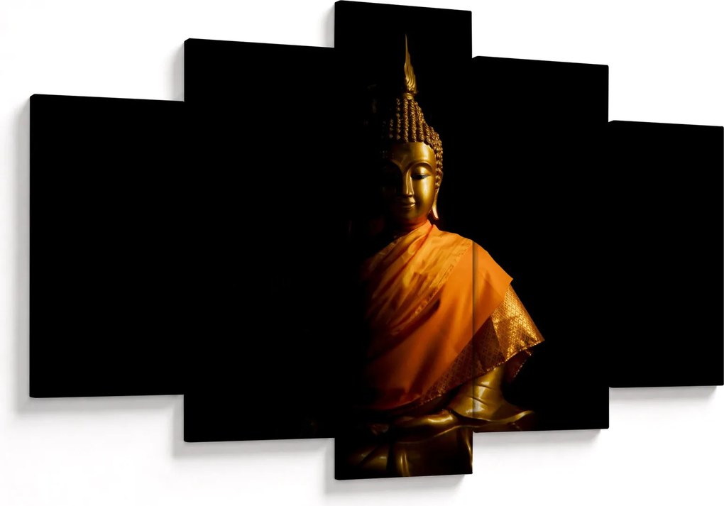 Kép - Arany Buddha szobor (150x105 cm)