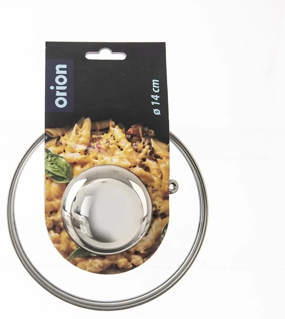Orion Üvegfedél fogantyúval, 14 cm, 14 cm
