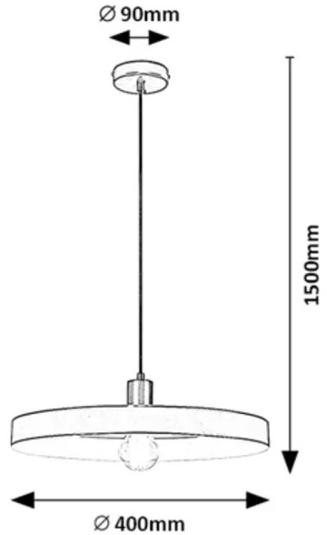 Rabalux 72017 - ALATAR lógcsillár 1xE27/40W/230V