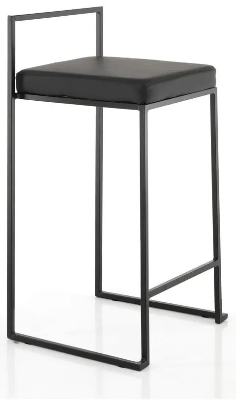 Fekete bárszék szett 2 db-os 77 cm Dodo – Tomasucci