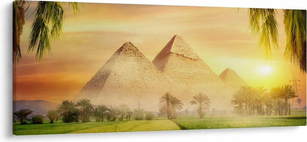 Kép - piramisok (120x50 cm)