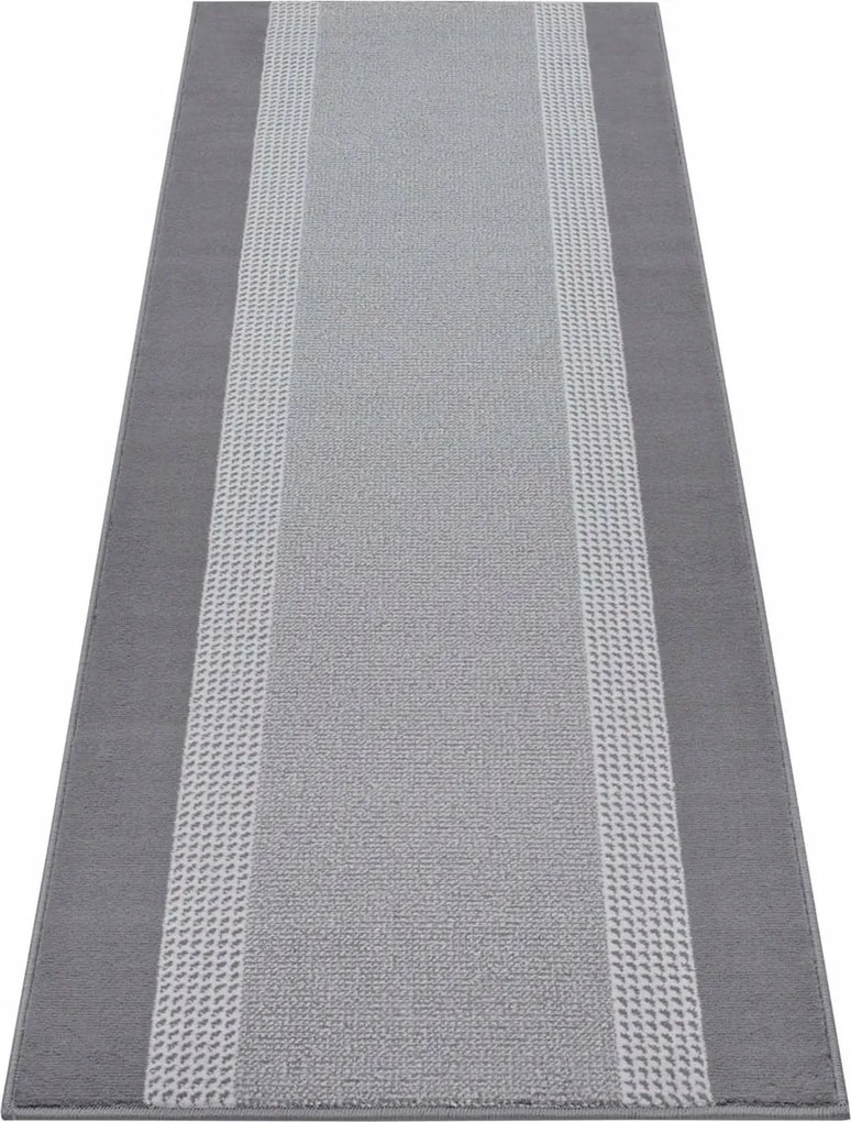 Futószőnyeg 80x500cm folyosóra-előszobába modern szürke kerettel