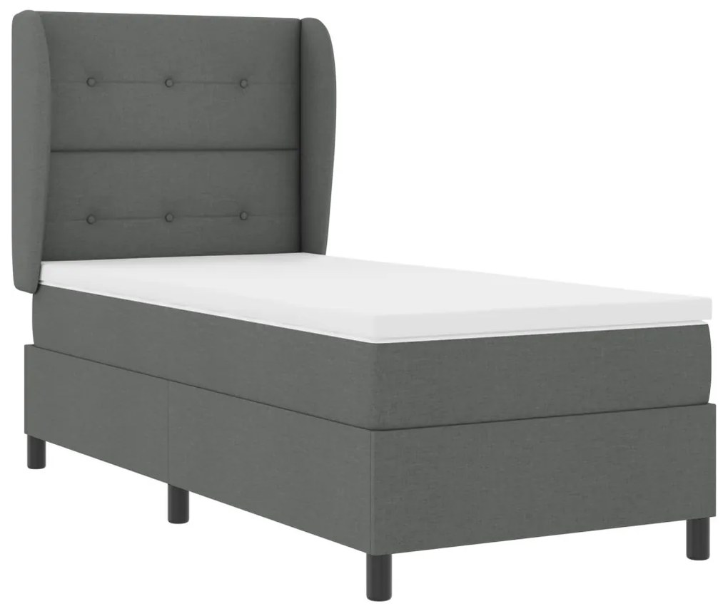 Boxspring Ágy Matrac Különböző Színben 80x200 cm Szövet