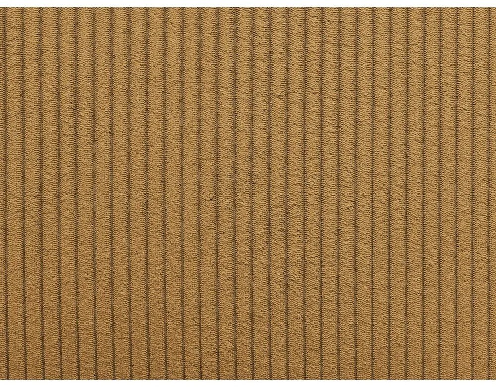 Mustársárga kordbársony kanapé modul (variálható) Nihad modular – Bobochic Paris