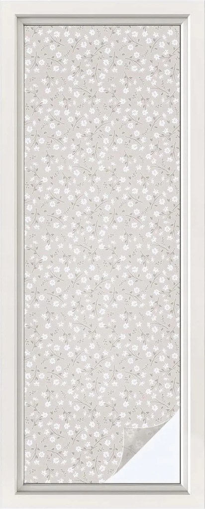 Ablakfólia öntapadós Adatvédelem Virágos finomság 50x146