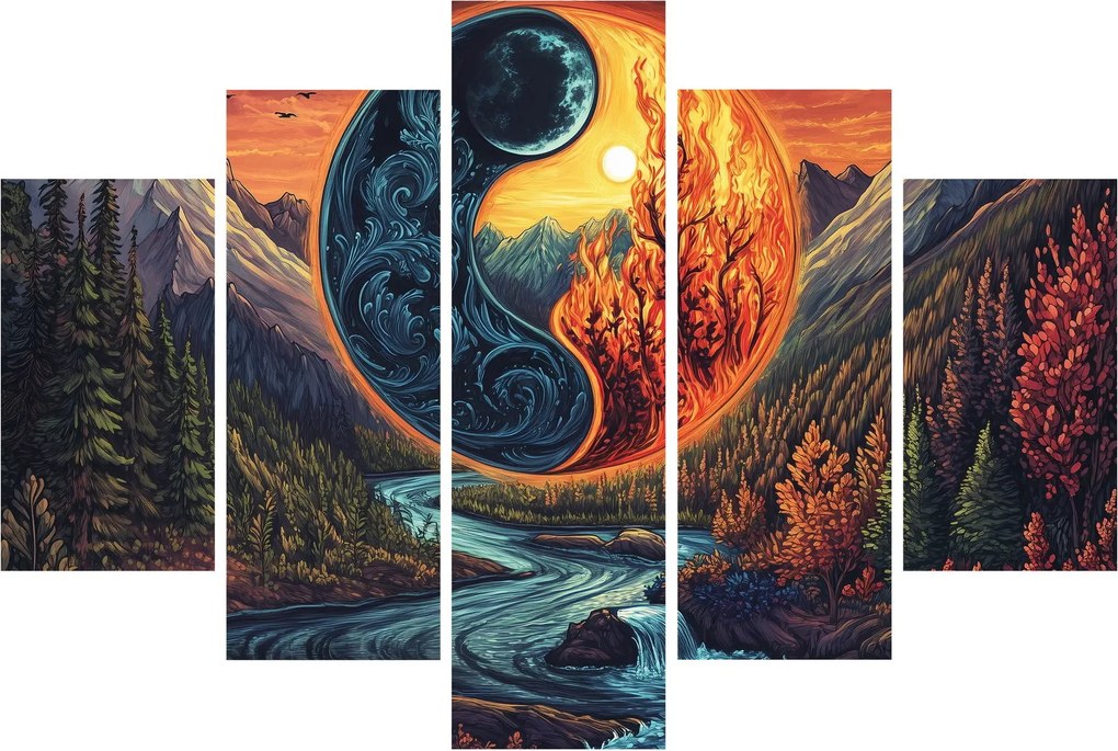Kép - Elemi erők (150x105 cm)
