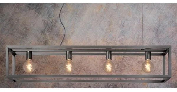Lucide 31472/04/15 - Függeszték ORIS 4xE27/60W/230V