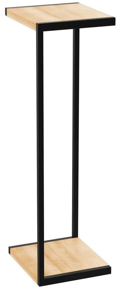 Luminex Virágállvány 100x30x34 cm fekete LU9023