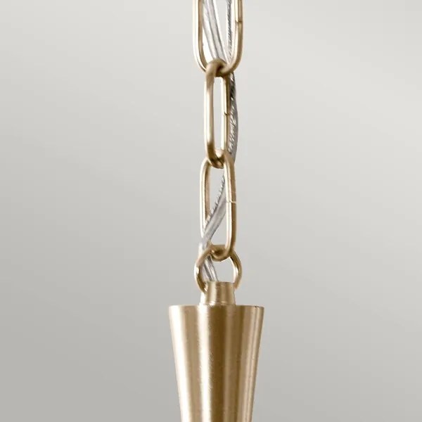 Kichler KL-DELAROSA-P-BK - Csillár láncon DELAROSA 1xE27/60W/230V fekete/réz